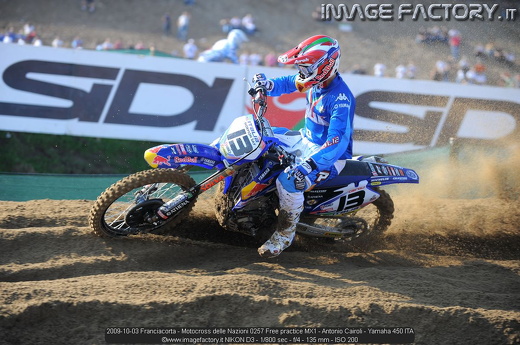 2009-10-03 Franciacorta - Motocross delle Nazioni 0257 Free practice MX1 - Antonio Cairoli - Yamaha 450 ITA